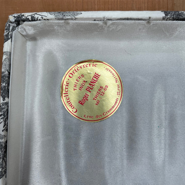 Roger Planche Thiers Table Knife Set 24 Inox Thiers 1950's?