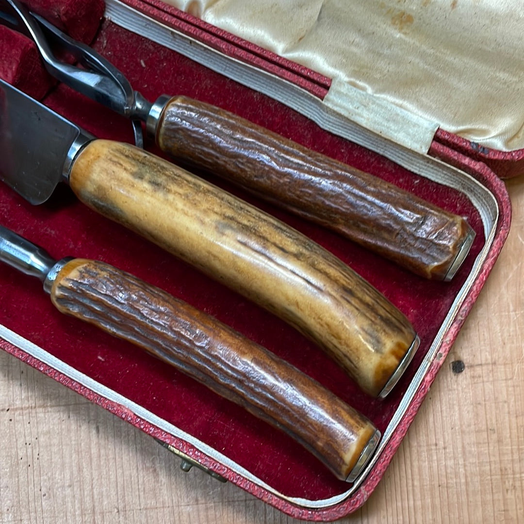 Meridan Cutlery Co Carving Set 1875-1925