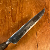 Jonathan Crookes Firth Stainless 8" Slicer Heart & Pistol Horn Handle 1920's-50's?