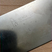 J A Henckels International 8.5" Chef Knife Carbon Steel W Sleeve 1960's?