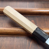 Sakai Kikumori Kikuzuki Kasumi 180mm Kiritsuke Santoku Shirogami 2 with Saya