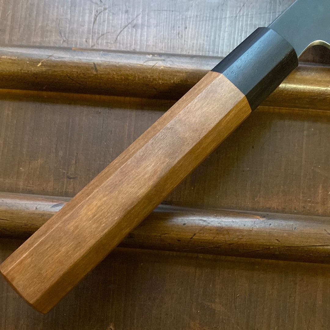 Hitohira Kikuchiyo Kyuzo 240mm Gyuto Iron Clad Shirogami 2 Oct Cherry / Ebony