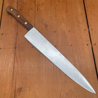 Landers Frary & Clark Universal 12" Chef Knife Carbon Steel USA 1930s-60s