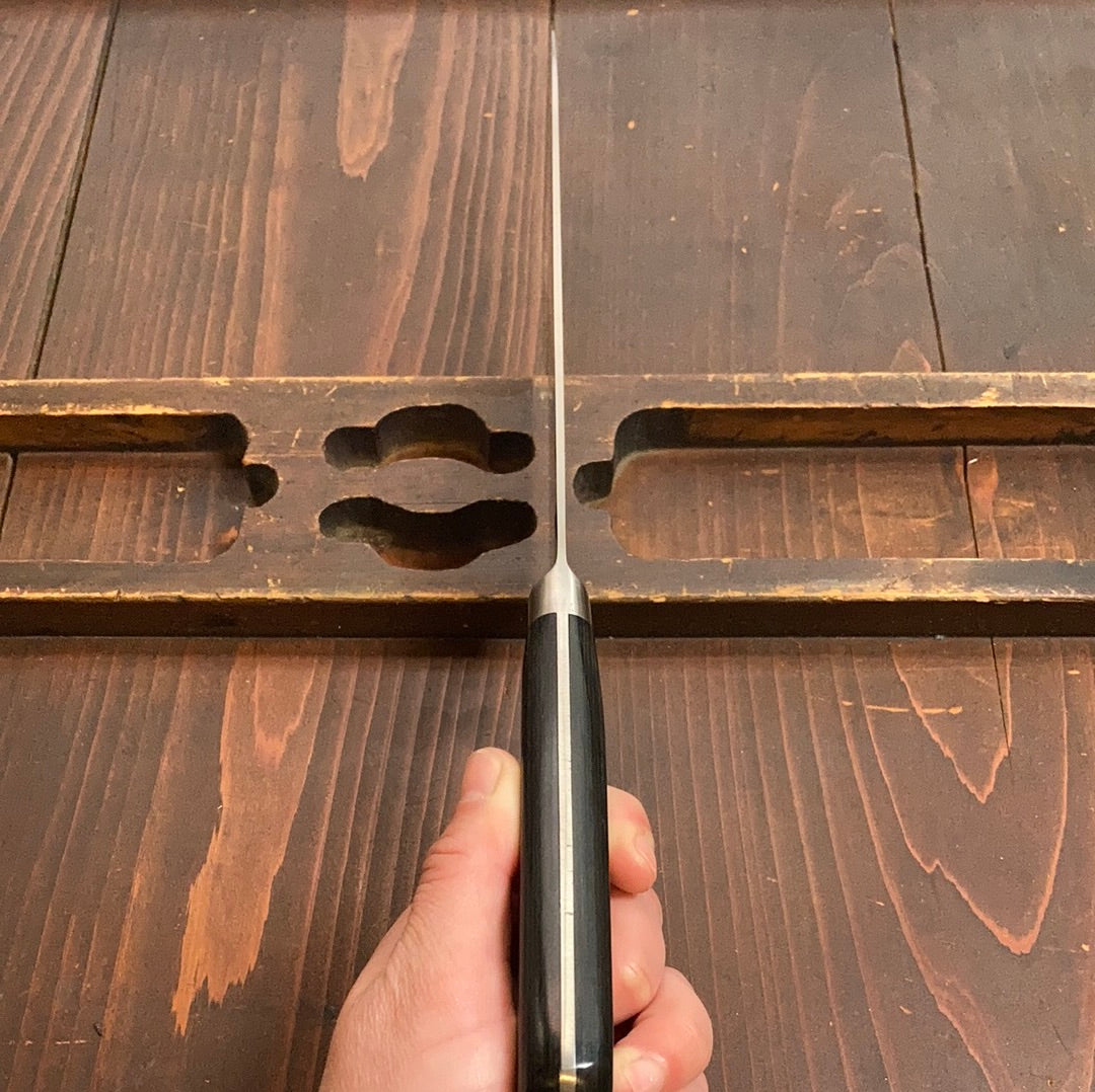 Masakane New Old Stock 210mm Gyuto SK Carbon Steel Pakka