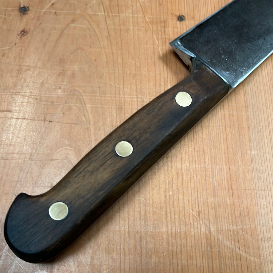 Unmarked Forged 8" Chef Knife Carbon Steel -Germany 1950's/60's?