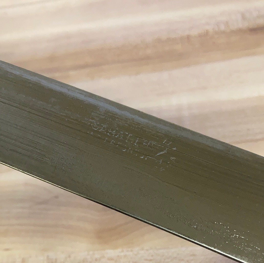 K Sabatier New Old Stock 12" Ham Knife Hand Forged Carbon Steel Rosewood Handle