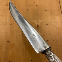 French Carving Set Silver & Carbon Steel Paris Acier Forge