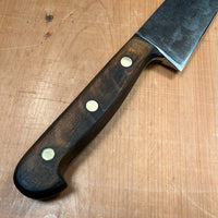 Unmarked Forged 8" Chef Knife Carbon Steel -Germany 1950's/60's?