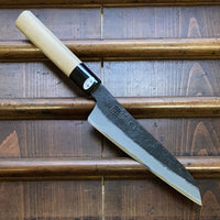 Tsukasa Hinoura 150mm Petty San Mai Nashiji Kurouchi Shirogami 2 Ho Wood Handle