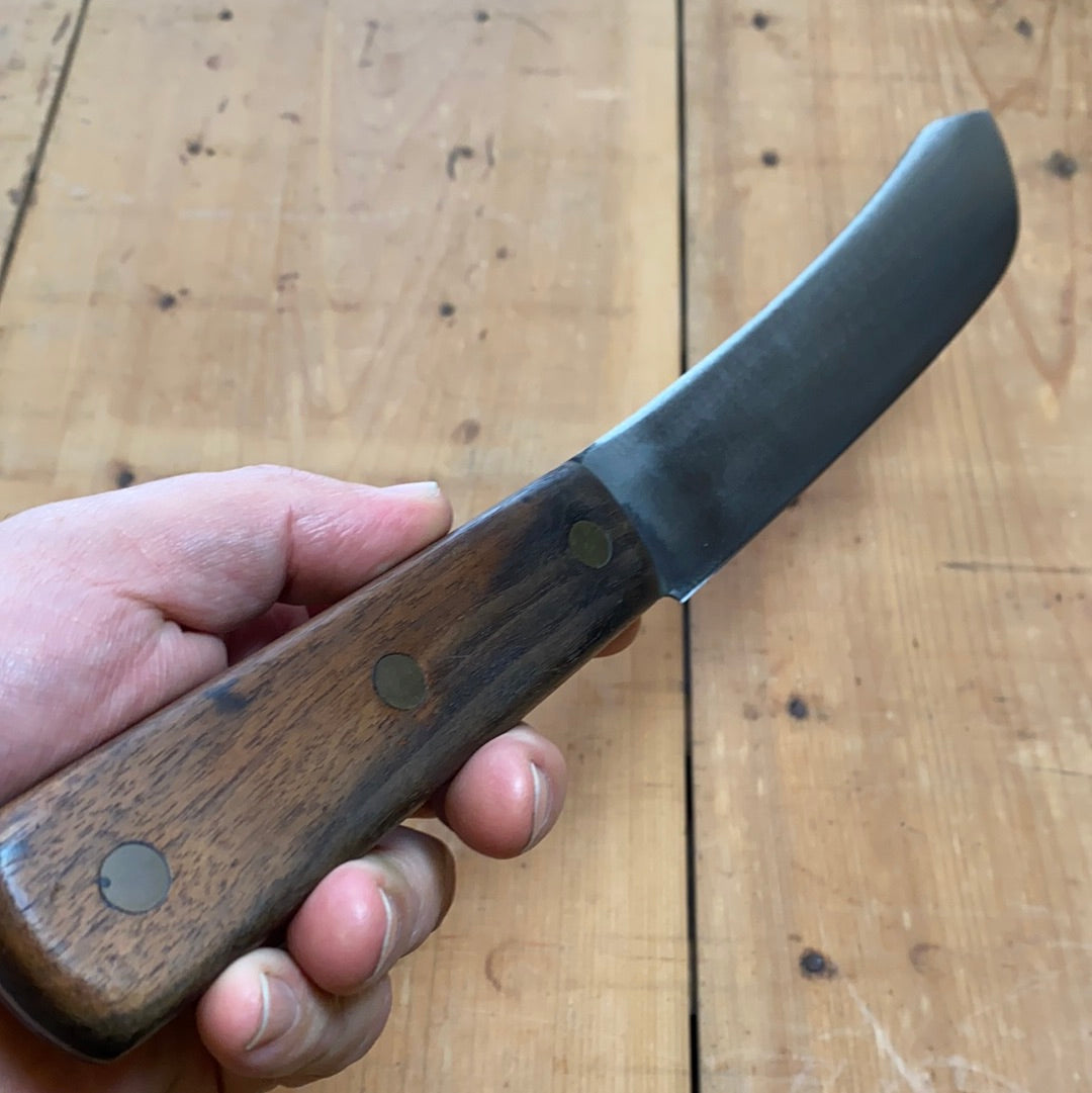 Unmarked 10” Bullnose Scimitar Carbon Steel USA 1930’s?