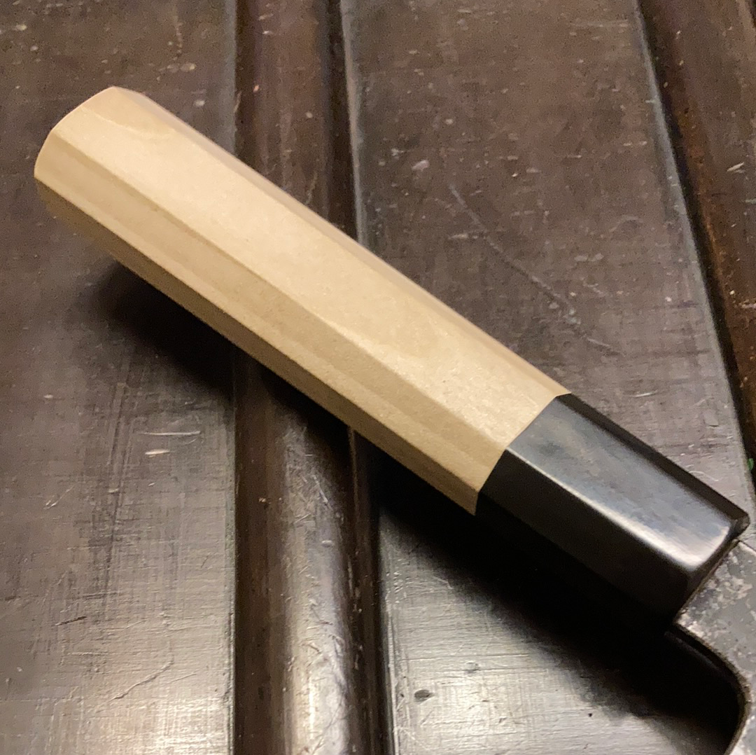 Sakai Kikumori Kikuzuki Kuro 240mm Gyuto Shirogami 2