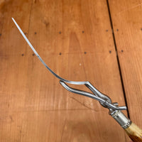 Meadow City Cutlery Co Carving Set Carbon Steel & Stag ~1900-1920