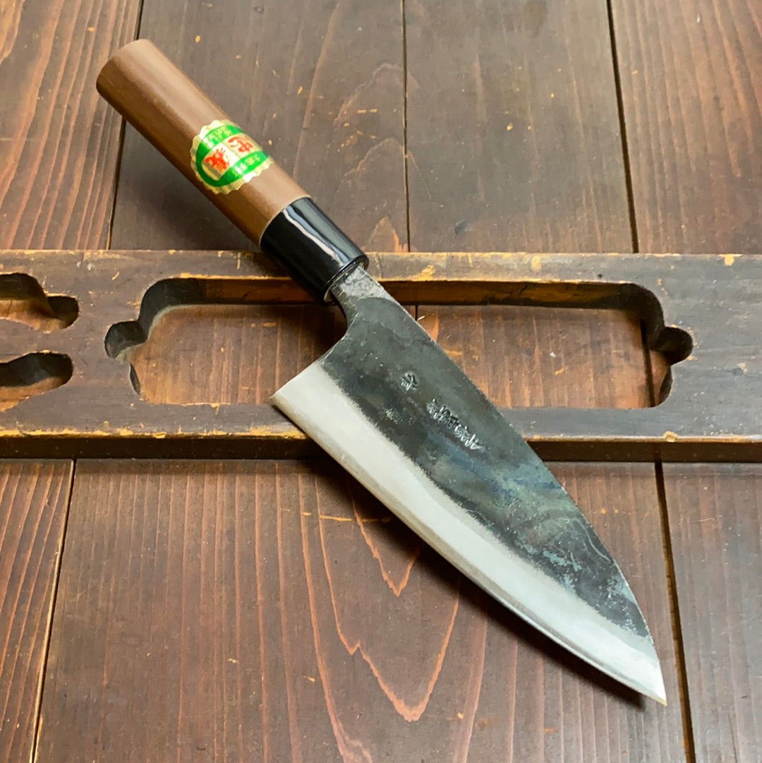 Tosa Tadayoshi Ryo Deba 150mm Aogami 1 Walnut/PC Double Bevel Ambidexterous