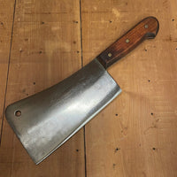 Harold Leonard & Co 9” Cleaver Carbon Steel Italy 1950’s/60’s?