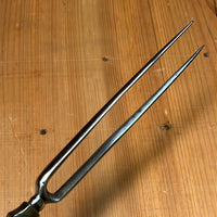 Handforged 5.5" Bayonet Carving Fork Stag Handle Gothic Style
