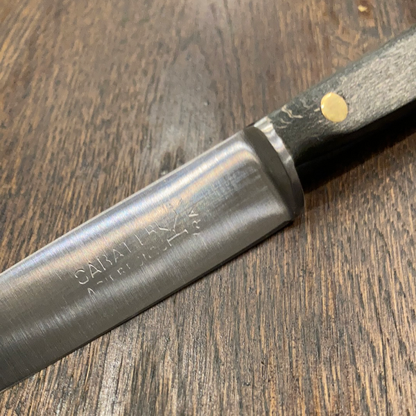 New Old Stock K Sabatier Canadian 5" Paring Office Knife Carbon Steel