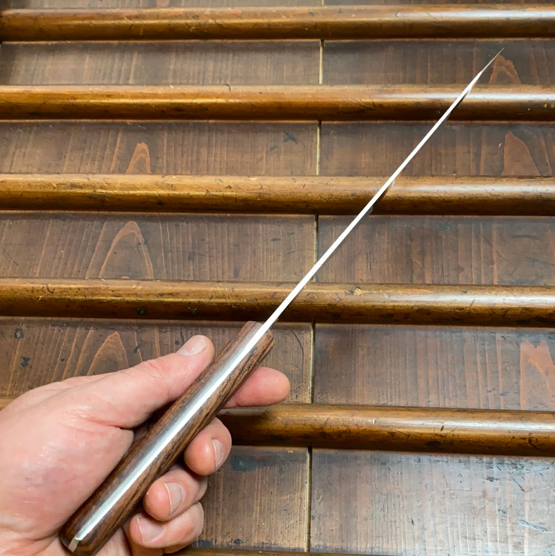 K Sabatier Jeune 8” Bullnose Butcher Knife Carbon Steel 1960’s