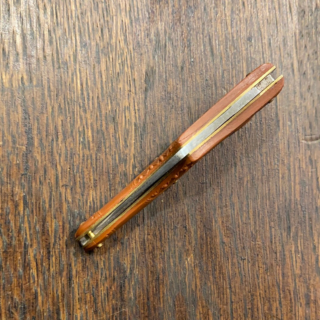 Minty A W Wadsworth 2 3/8” Figural Shoe Knife 1920’s?