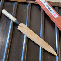 Kikuichi Kasumi 240mm Yanagi Shirogami 2 W Saya