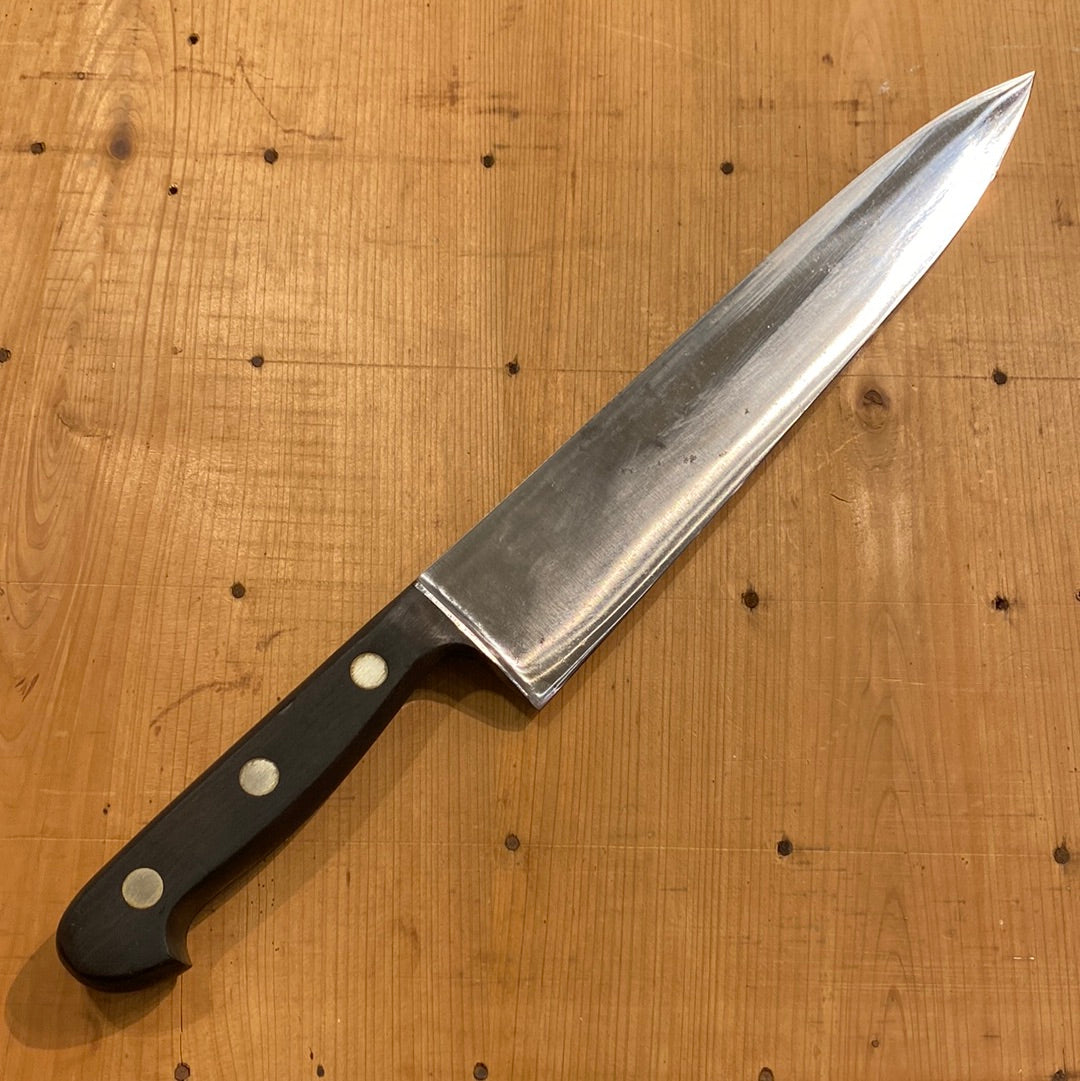 K.C. Seelbach 10” Chef Knife Carbon Steel Solingen 1950s  VGC