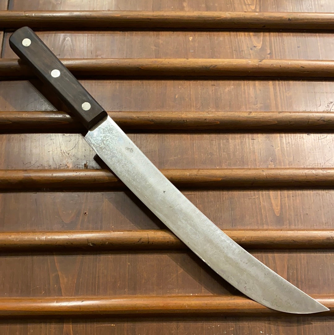 J A Henckels 12.5” Scimitar Carbon Steel 38-12” 1950s