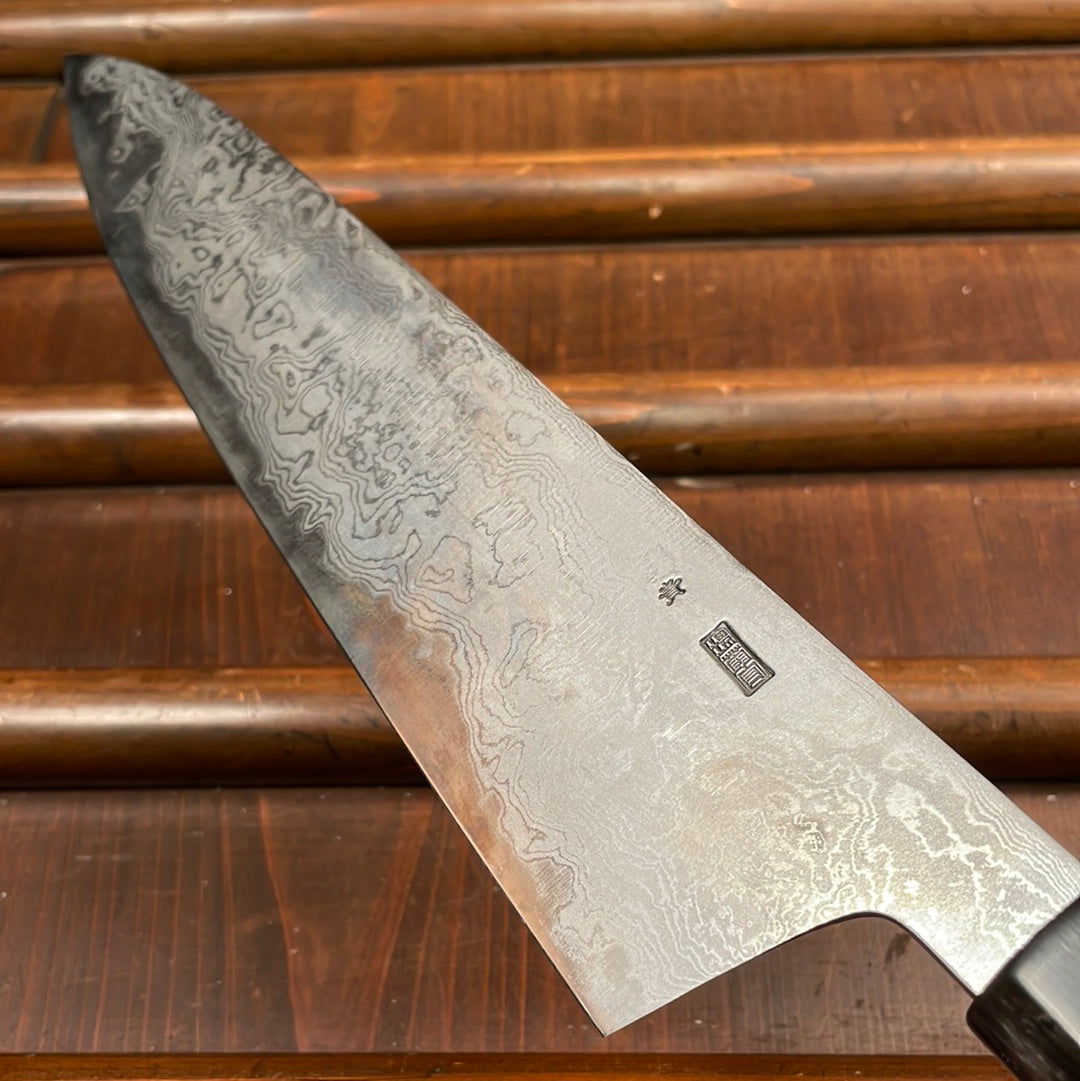 Sakai Kikumori 'Kikuzuki Uzu' 240mm Gyuto - Aogami 1