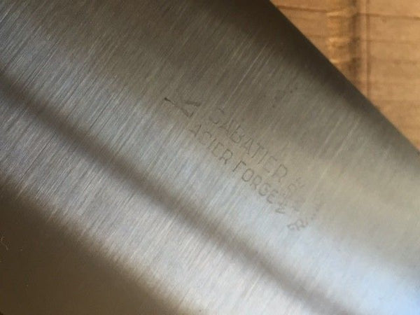 K Sabatier New Old Stock Nogent / Cuisine Massive 12" Chef Carbon Steel