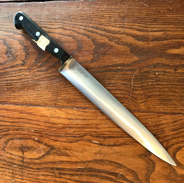 New Old Stock Anton Wingen Jr 8.5" Carbon Steel Slicer Solingen 1960's