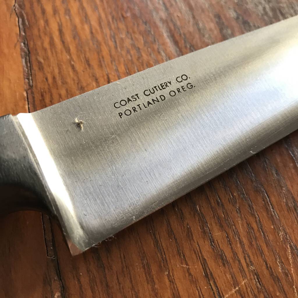 Anton Wingen Jr New Old Stock  8.5" Carbon Steel Slicer Solingen 1960s