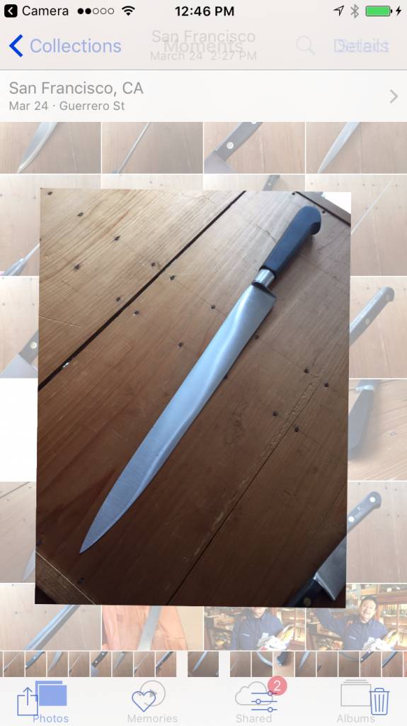 K Sabatier New Old Stock Nogent / Cuisine Massive 12" Fillet Carbon Steel