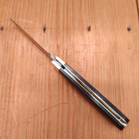A Wright & Son 3 1/2" Spear Point Pocket Knife Carbon Steel Ebony