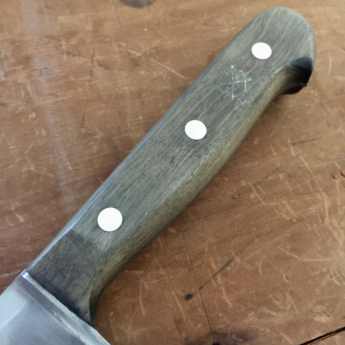 Sword & Shield 10" Chef Knife Carbon Steel 1960s
