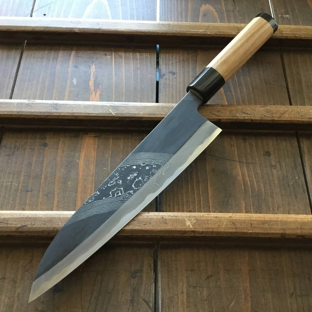 Tsukasa Hinoura 210mm Wa-Gyuto 'River Jump' Enju handle