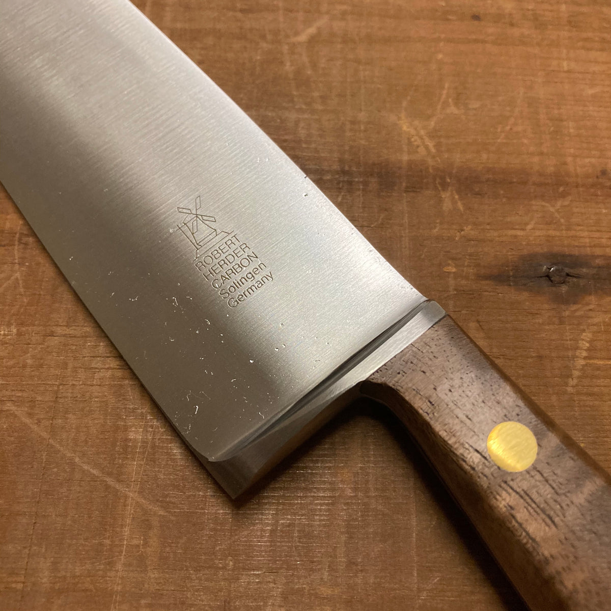 Windmühlenmesser Series 1922 9" Chef's Knife Carbon Walnut