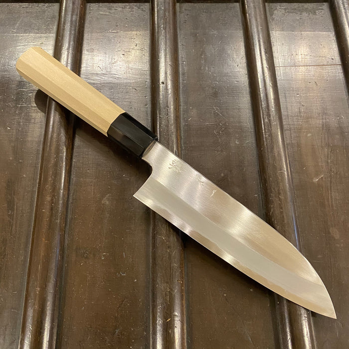 Hitohira Kikuchiyo Ren 180mm Santoku Shirogami 2 Ho Wood Handle