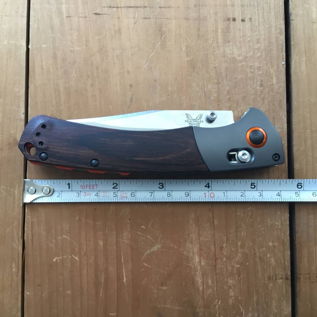 Benchmade 15080-2 Crooked River Clip Point CPM-S30V AXIS Lock 