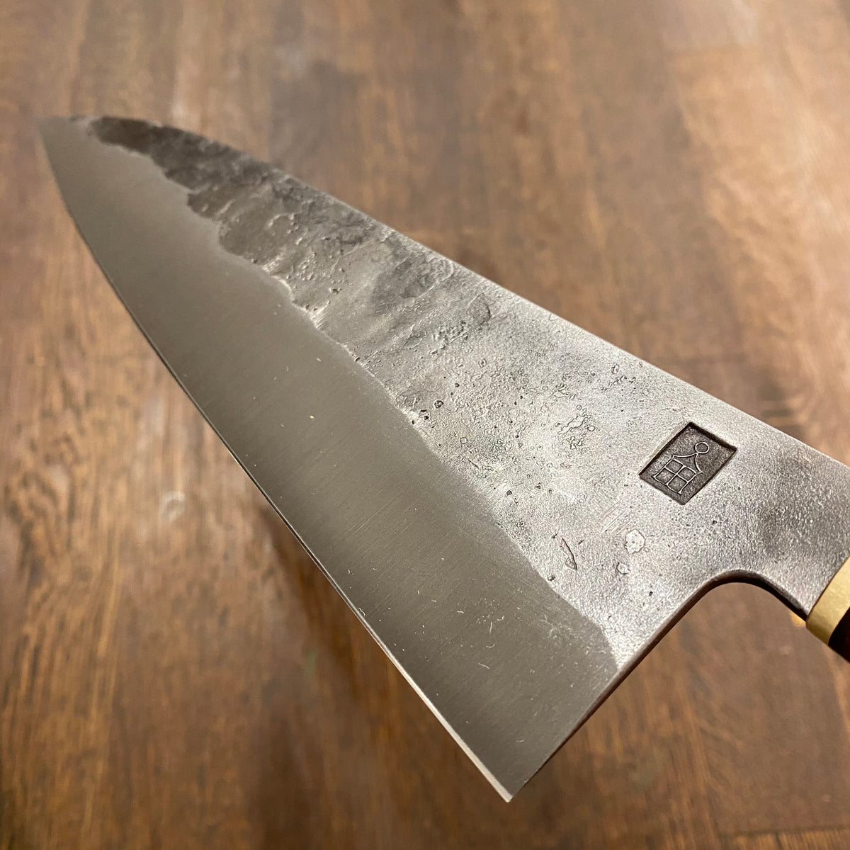 Astral Works 7.5” Chef Knife 52100 Carbon Steel 2 Honduran Rosewood Oakland Ca. #2