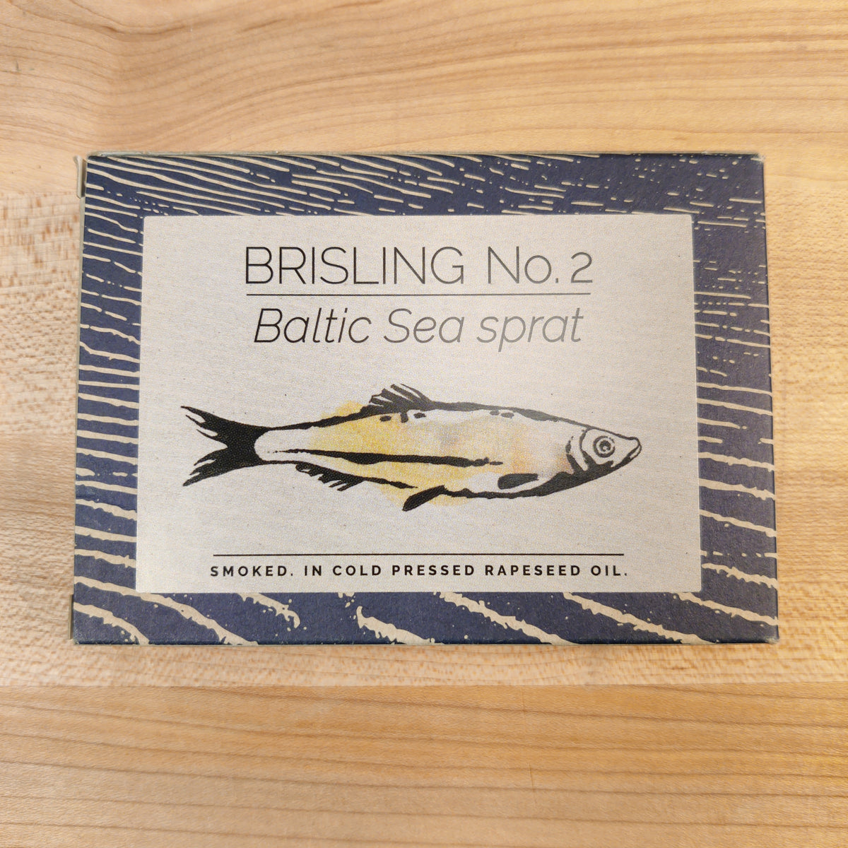 Fangst Brisling No. 2 The Nordic Sardine Smoked over Beechwood - 100g