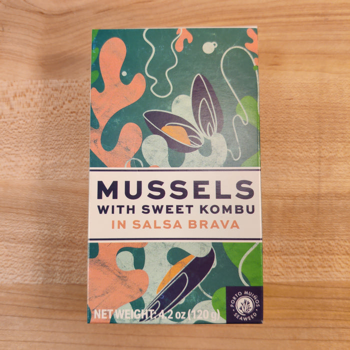 Porto Muinos Seaweed Mussels with Sweet Kombu - 4.2oz