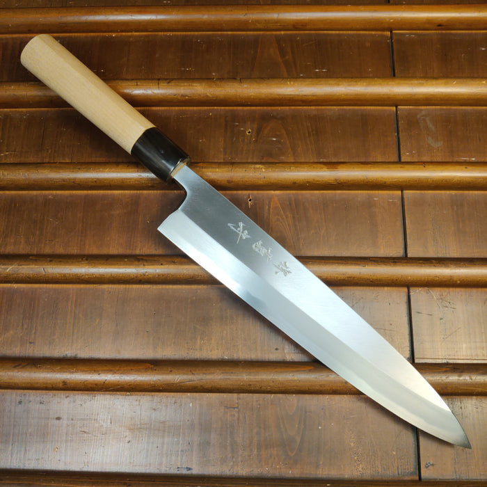 Sakai Kikumori Gokujyo 240mm Mioroshi Deba Shirogami 2