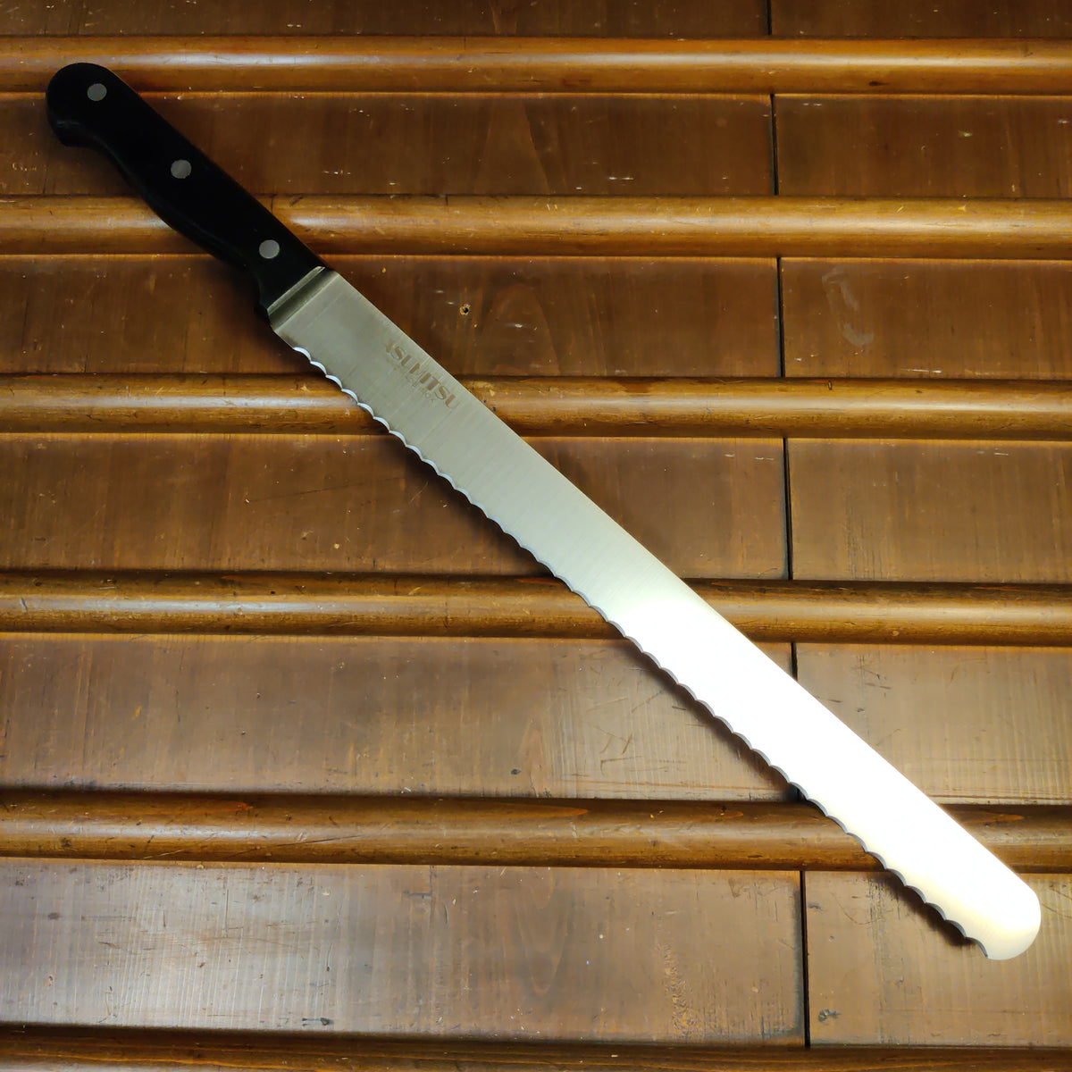 Masumitsu 300mm Bread Knife AUS8 Pakka