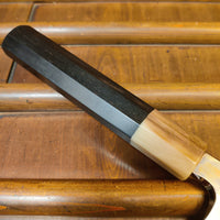 Hitohira Togashi 330mm Yanagi Shirogami 1 Mizu Honyaki Taihei Ebony with Saya