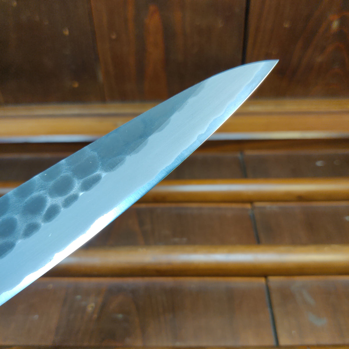 Hitohira Ajikataya 270mm Sujihiki Iron Clad Shirogami 2 Tsuchime Ho Wood