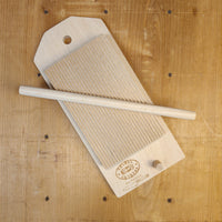 Wooden Board with Base for Rolling Gnocchi and Garganelli Pasta
