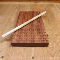 Large Hand-carved Cavarola/Gnocchi Pasta Making Board with Dowel
