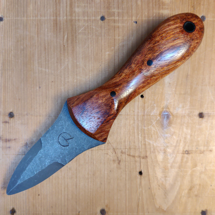 Alma Knife Co. Carolina Shucker - Black Bubinga | Blue G10 Liners