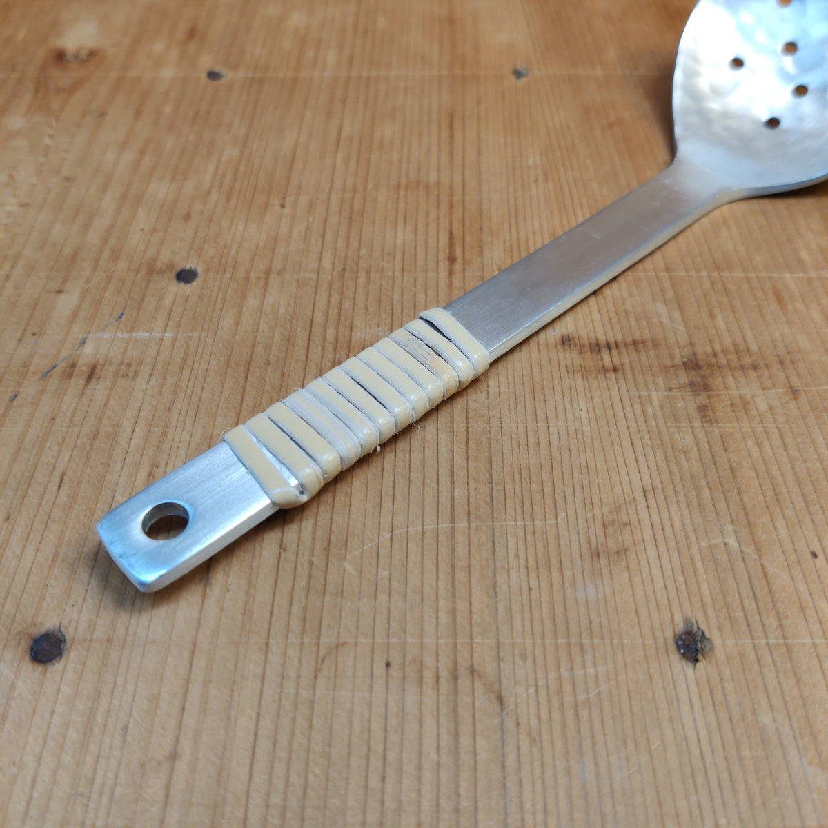 Aluminum Serving Spoon - Round with Holes