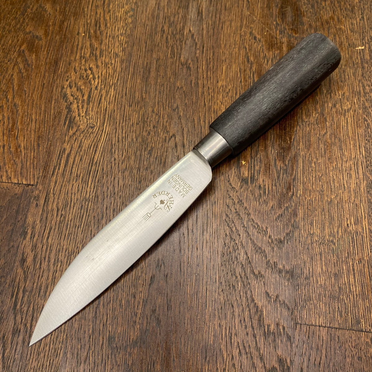 Friedr Herder 5.5” Old Farmer’s Knife Carbon Black Beech