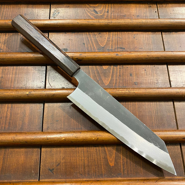 Hitohira Togashi 210mm Kiritsuke Gyuto Shirogami 2 Kurouchi Tagayasan Handle