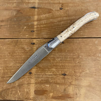 Fontenille Pataud Laguiole Nature 12cm Pocket Knife Curly Birch Lockback